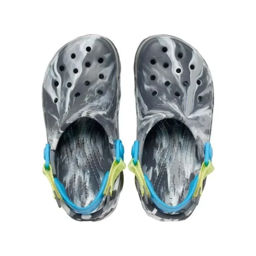 Crocs Classic All-Terrain 207867-0DA Clogs Toddler 4 Gray Casual Shoes JOBB707
